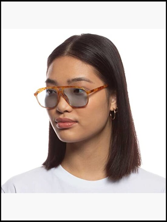 Vintage Tort Frame Aviator Sunglasses UV Protection main image 5